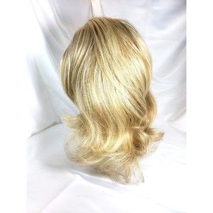 HairUWear Topper Crown Blonde True2Life HeatFriendly 12-14" WavyCurly Synthetic